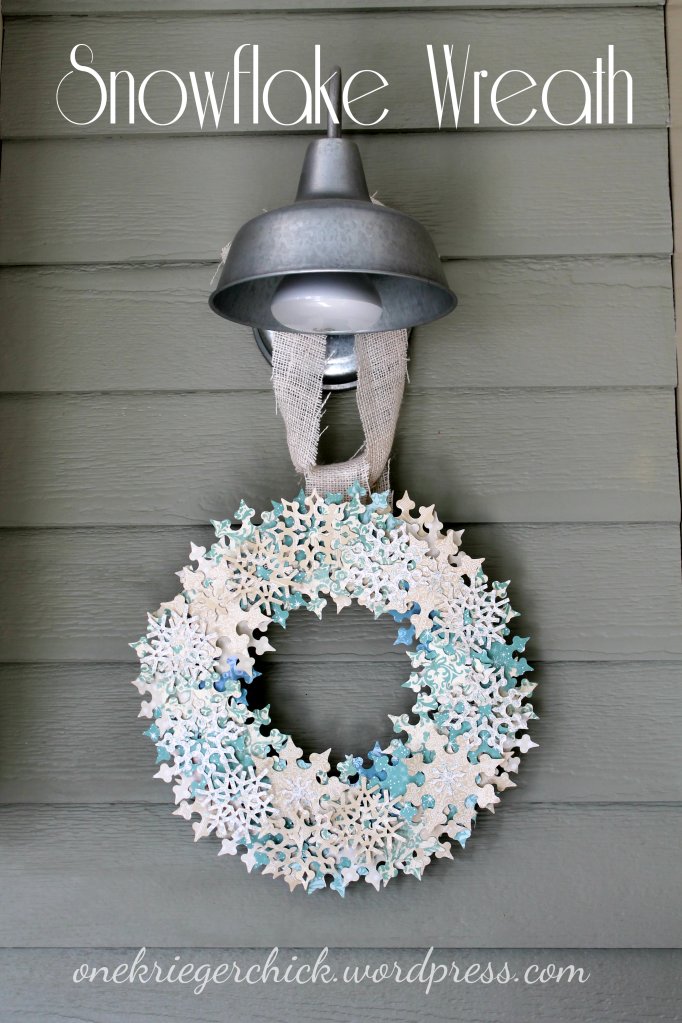 wreath with text